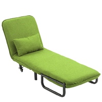 Canapé-lit convertible en métal, lit simple et pliable