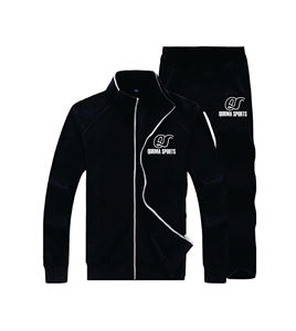 Chándal de Invierno Personalizado con Logotipo para Hombre, de Forro Polar, Cortavientos, de Poliéster - Product Image 1