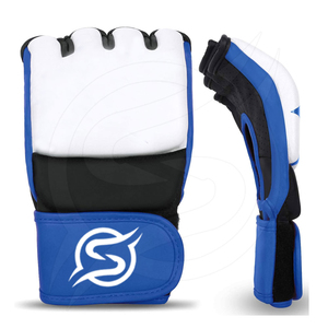 Gants de MMA en cuir PU et PVC imperméables, best-sellers à bas prix, avec design personnalisé pour la boxe et le cyclisme - Product Image 2