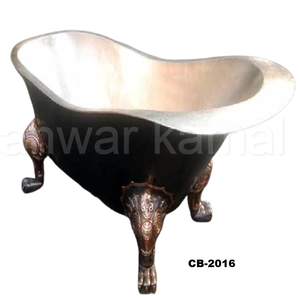 Luxury DesignerโบราณสีดําClawเท้าทองแดงอ่างอาบน้ํา - Product Image 2