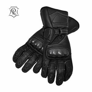 Gants de moto en cuir respirant pour hommes, pour course de vitesse, avec écran tactile, pour motocyclette - Product Image 5