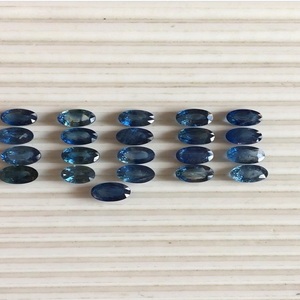 Piedra preciosa de corte ovalado suelto de zafiro azul Natural de grado AAA con certificado IGI para accesorios de joyería - Product Image 3