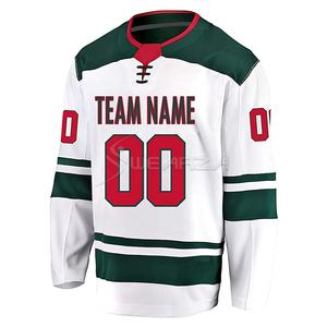 Profesional personalizado de alta calidad de secado rápido al por mayor en blanco Hockey Jersey uniforme personalizado sublimado camisetas de hockey sobre hielo para equipos - Product Image 1