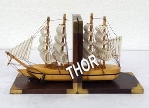 Estantería de madera náutica Vintage para Oficina, biblioteca, estantería de navegación, soporte para libros, artículo de regalo - Product Image 4