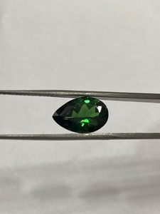 เลอร์ไม่ได้อบความร้อนที่น่าตื่นตาตื่นใจตัดพลอย TSAVORITE GARNET สีเขียวหลวม - Product Image 6