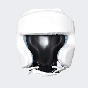 Casco de boxeo de PU para hombres y mujeres, equipo de protección para la cabeza de Taekwondo, Material de cuero, para entrenamiento de competición - Product Image 5