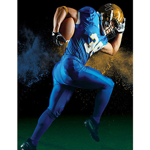 OEM Short de football américain unisexe grande taille Nouveau design Pantalon en jersey imprimé personnalisé respirant pour adultes - Product Image 6