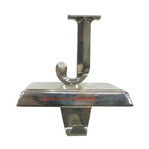 Silver Handmade J <b>Stocking</b> <b>Holder</b> Handmade Direct OEM Factory Sale - Product Image 1
