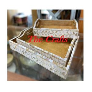 ถาดเสิร์ฟไม้และไม้ถูพื้นพร้อมหูจับสแตนเลส คุณภาพเยี่ยมสำหรับโรงแรม ถาดอาหารในราคาที่ยอมรับได้ - Product Image 3