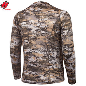 T-shirt Camouflage en polyester pour homme, chemise tactique de camping, à séchage rapide, tenue de Combat, pour la chasse au canard, nouveau design - Product Image 3