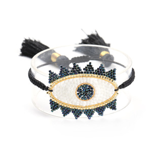 MIYUKI — Bracelet avec crâne pour femmes, bijou turc coloré, tissé à la main, LS-A2011, 2020 - Product Image 4