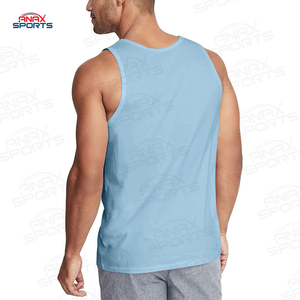 เสื้อกล้ามถักระบายอากาศได้ดีสำหรับผู้ชายเสื้อออกกำลังกายสไตล์ลำลอง - Product Image 4