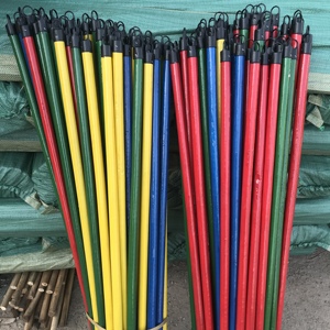 Manche de balai en bois PVC pour outils et accessoires de nettoyage/manche de balai enduit de pvc pour maison - Product Image 5