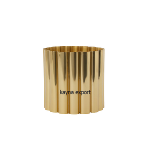 Artesanía de metal al por mayor nuevo diseño de latón platted maceta de metal decoración interior - Product Image 6