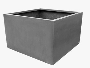 Klt-maceta Rectangular de aspecto clásico para el hogar, jardín, oficina, hotel, centro comercial, gris oscuro, atractiva, venta al por mayor - Product Image 2