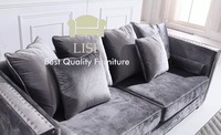 Offre Spéciale : Ensemble de Canapés Chesterfield du Royaume-Uni, Cadre en Bois Massif, Design Moderne, Canapé-Lit en Tissu avec Rangement, Meubles de Salon