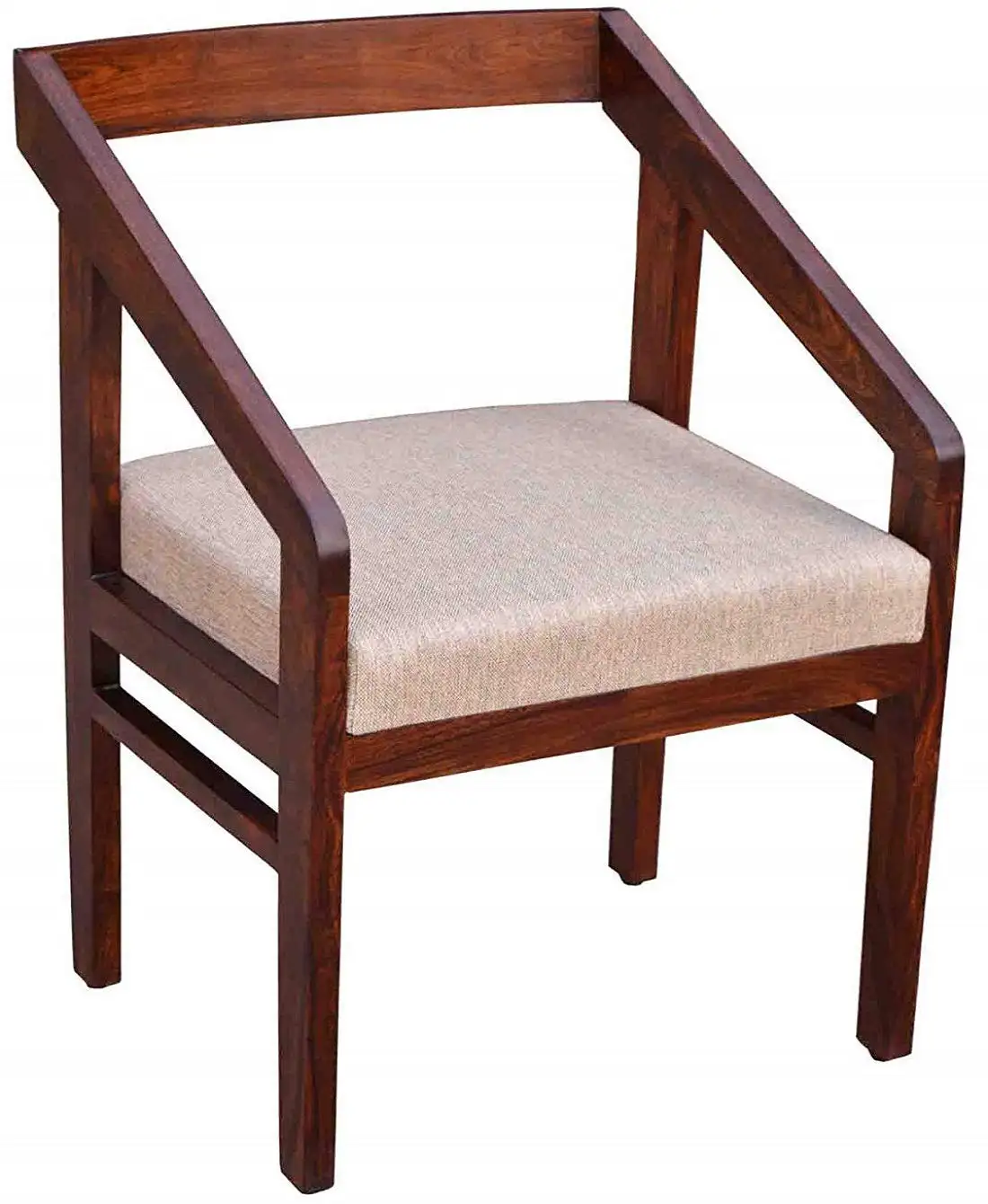 เก้าอี้ไม้Sheeshamสำหรับห้องนั่งเล่นและระเบียง