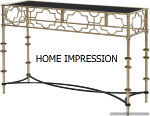 La plus haute qualité grande pièce maîtresse en métal coulé moderne Console Table pour la maison salon décor Console Table à bon prix - Product Image 6