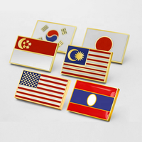 Lingzhilong-insignia de bandera de Metal, pin de solapa de fabricación de alta calidad, nueva, gran oferta, 2021