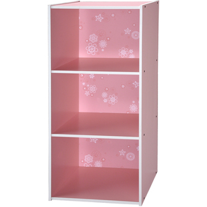 Living room 3-Tier Cabinet in Flower Pattern - Product Image 3