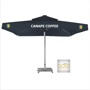 6 × 6 - 5 × 5 - 4 × 4 - 3 × 3 طن متري مقاسات مظلة فاخرة لخيمة رفع كرنك في الهواء الطلق مظلة للمقهى والمطاعم