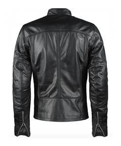 Veste en cuir pour homme de qualité supérieure, design élégant, doux et durable, style urbain moderne, grande taille, vêtements de sport, coupe-vent pour motards - Product Image 2