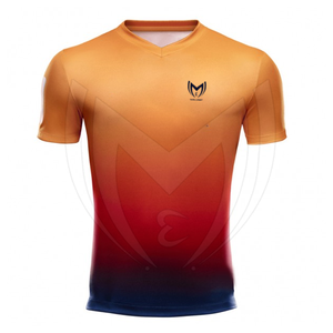 Camiseta de Rugby de Alta Calidad y Duradera de Spandex/Algodón para Hombre, Transpirable, Tallas Grandes, Anti-UV, Secado Rápido, Antibacteriana, MOQ Bajo, Fútbol - Product Image 4
