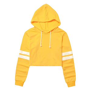 Conjunto de Sudadera con Capucha y Top Corto de Punto con Estampado Vintage para Mujer, Tallas Grandes, Transpirable, Ropa Deportiva, Logo Frontal, Mangas Cortas Casuales - Product Image 5