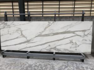 100x300cm Carrara Royal Slab <b>Tile</b> Porcelain Marble Panel Big <b>Tile</b> Countertop - Product Image 2