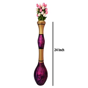 Dual Color Handcrafted <b>Vases</b> For Home & Office Decoration - Product Image 2