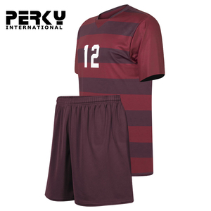 เสื้อฟุตบอลเครื่องแบบ OEM ทำว่างเปล่าฟุตบอลสวมชุดฟุตบอลแห้งเร็ว - Product Image 3