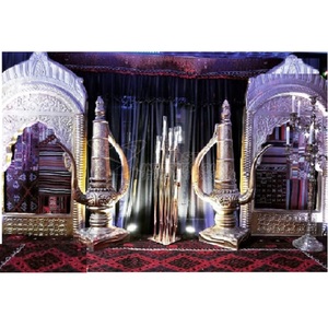 Traditional Style Wedding <b>Stage</b> Surahi Decoration Indian Style Frp Flagon for Wedding Decoration Wedding <b>Stage</b> Fiber Surahi USA - Product Image 1