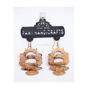 Pendientes huecos marroquíes 2023 para mujer, pendientes de gota de perla hipoalergénicos ligeros, joyería, Pendientes colgantes de lágrima - Product Image 5