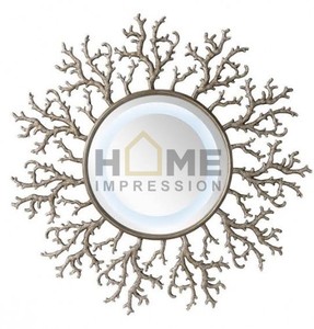 Stylish Handmade Unique Art Fancy Iron Wrought <b>Rectangle</b> Style Metal <b>Mirror</b> Gold Luxury Home Decorative <b>Mirror</b> - Product Image 4