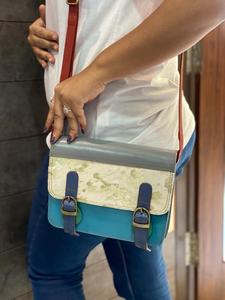 Nouvel arrivage de sacs à bandoulière en cuir de fourrure métallique recyclé pour femmes véritables sacs à bandoulière multicolores sacs à bandoulière de luxe fabriqués à la main - Product Image 4