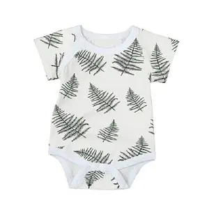 Printed Export Oriented Newborn Infant Rompers For Baby