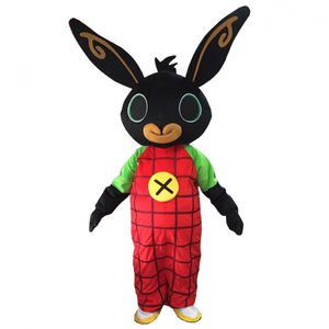 High Quality Rabbit Bing Mascot Costumes Cosplay Bing Bunny Costume Animal Mascot Costume For Adult