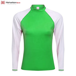 Camisetas Deportivas de Manga Larga para Mujer, Diseño Personalizado por Sublimación, Color Sólido Multicolor, Tela Estampada Unisex - Product Image 5