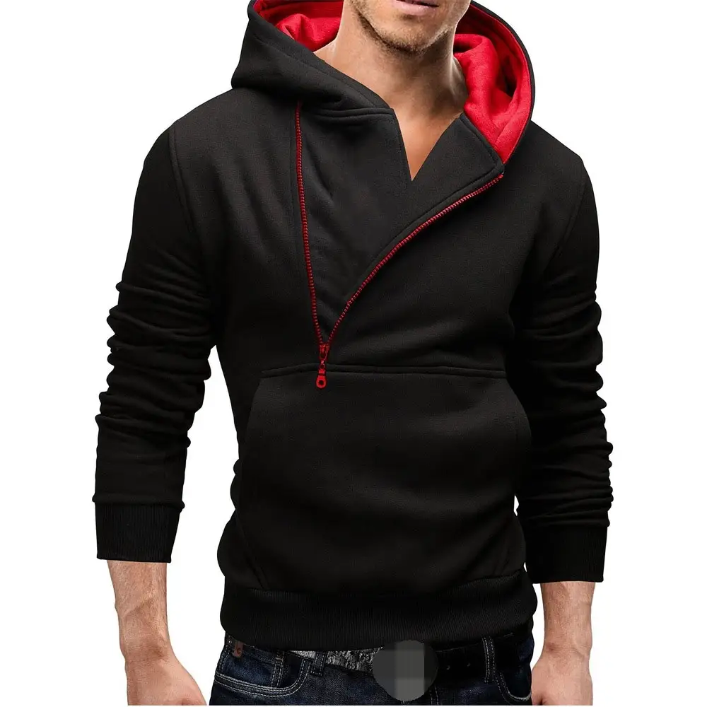 Fashion Men Hoodies Tracksuit Sweatshirt Men's Winter Warm Collar Cap Long Sleeves Clothing Swag Pullover Hoodies