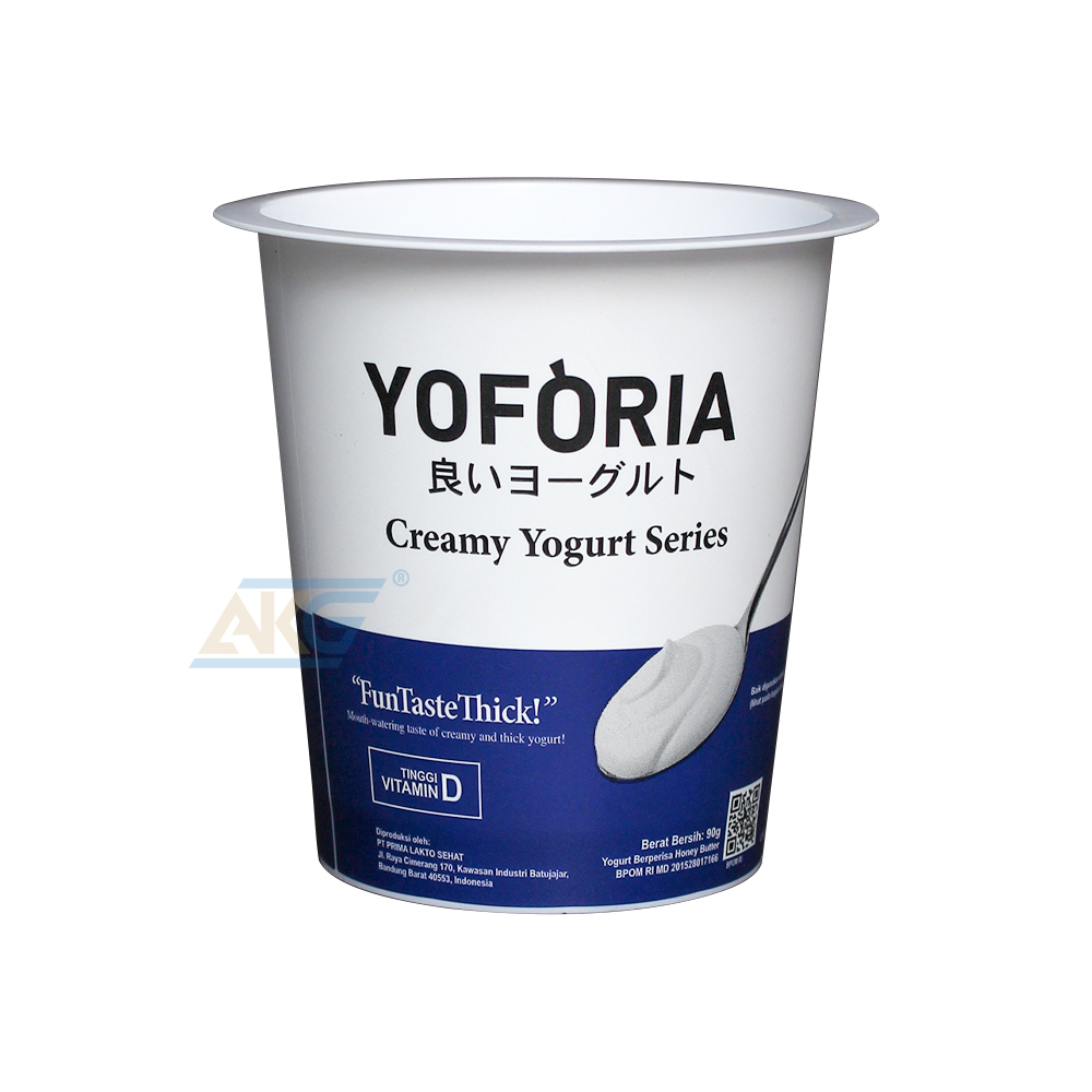 tea , yogurt and coffee cup simple cup customised based on