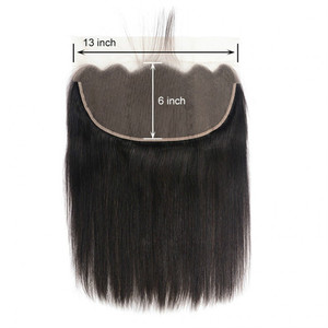 8 pouces produit chaud 13x6 Frotal Type toutes les couleurs cheveux Remy fabriqués au Viet Nam HumanHair cheveux vietnamiens crus - Product Image 1