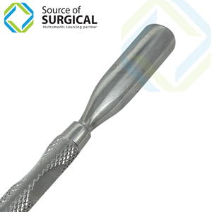 Pousse-cuticules chirurgical en acier inoxydable, modèle SOS 202032, double extrémité - Product Image 5