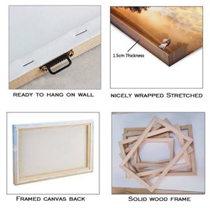 Arte de pared de caligrafía islámica para decoración, lienzo multicolor de diseño moderno, arte de pared islámica, arte digital - Product Image 5