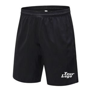 Hot Sale Men's Gym Shorts 100% Polyester Training Sportswear Elastic Waist Closure Eco-Friendly Pattern <b>Decorated</b> Formal Style - Product Image 4