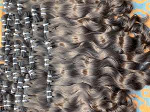 Vendeurs en gros pour extensions de cheveux Remy indiens vierges 100% paquets de cheveux bruts à cuticule alignée style vague du Vietnam - Product Image 5