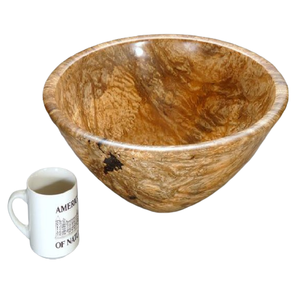 Cuenco para servir de diseño antiguo en madera maciza marrón con forma y tamaño personalizados, perfecto para servir comida y sopa elegantes - Product Image 3