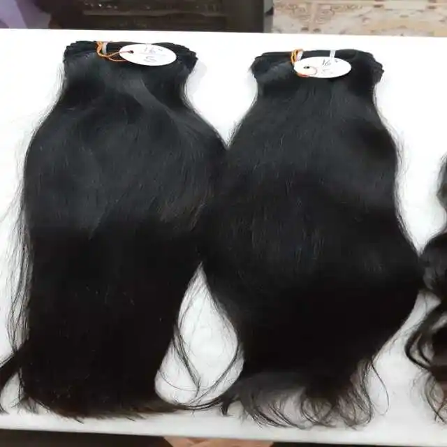 Mentah Ditarik Ganda Mongolia Keriting Murni Keriting Virgin Keriting Rambut Manusia Sambungan Alami/Organik Produk Rambut untuk Rambut Hitam Wanita