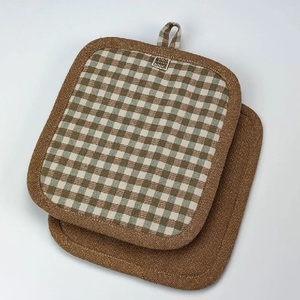 High Temp Resistant Terry Cloth 100% Organic Cotton GOTS Certified Pot Holder - Product Image 1