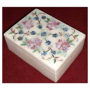 Beautiful Colorful Mother Of Pearl Floral Structure Design Rectangle Shape Inlaid <b>Sweet</b> <b>Box</b> For Gift - Product Image 1