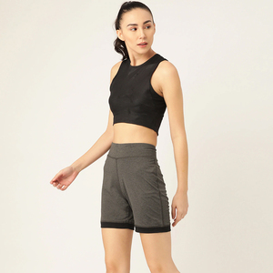 2024 สินค้าใหม่สุภาพสตรีกางเกงขาสั้นโยคะสีดํากีฬากีฬาผู้หญิงออกกําลังกายกางเกงขาสั้นฤดูร้อนการพิมพ์ดิจิตอลทอ OEM Designs - Product Image 4